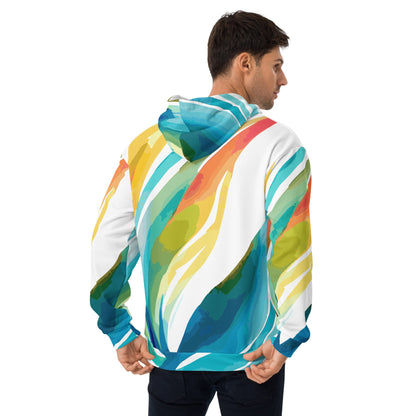 Mens Graphic Hoodie Strength and Courage Design